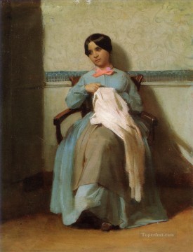 ウィリアム・アドルフ・ブーグロー Painting - レオニー・ブーグローの肖像 リアリズム ウィリアム・アドルフ・ブーグロー